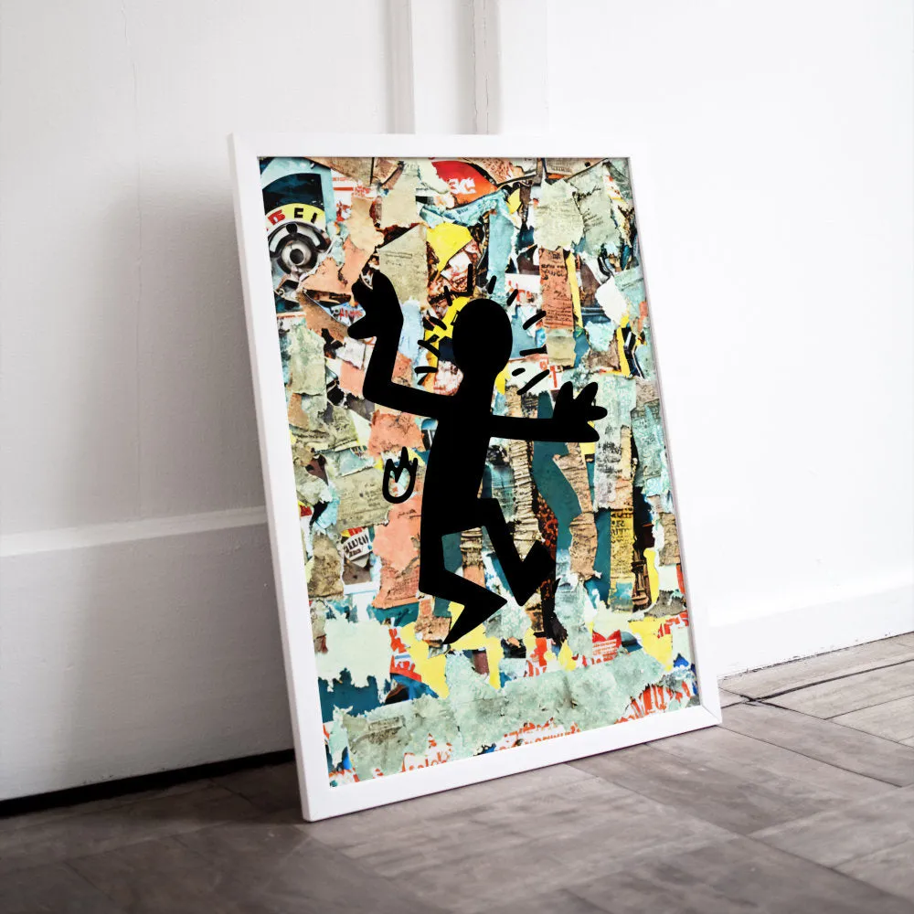 Basquiat Set Of 2 Prints INSTANT DOWNLOAD Art Prints, Jean Michel Basquiat Print, Urban Art Print, Graffiti Poster, Basquiat Wall Art, Basquiat Crown