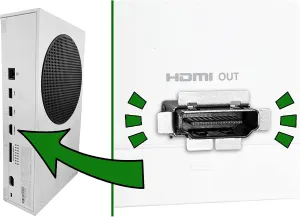 HDMI Port Replacement for Xbox Series S, Display Socket Jack Connector Repair for XSS Console, M1097399-Original OEM Quality